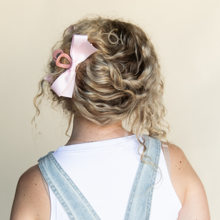 Large Bow Clip - Pink {{variant_option_1}} {{variant_option_2}}