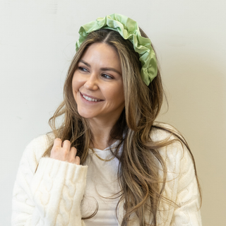 Ruffle Headband - Green {{variant_option_1}} {{variant_option_2}}