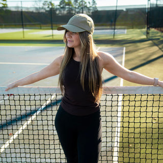 Adjustable Running Hat - Dark Tan {{variant_option_1}} {{variant_option_2}}