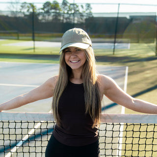 Adjustable Running Hat - Dark Tan {{variant_option_1}} {{variant_option_2}}