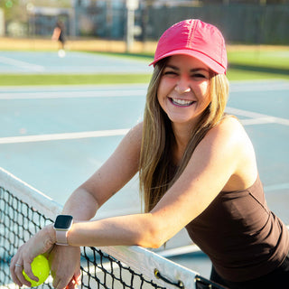 Adjustable Running Hat - Pink {{variant_option_1}} {{variant_option_2}}