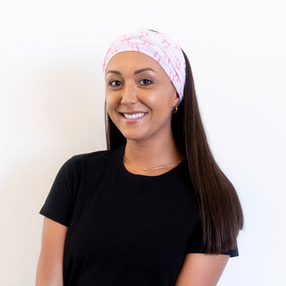 Tube Turban - Pink Bows {{variant_option_1}} {{variant_option_2}}