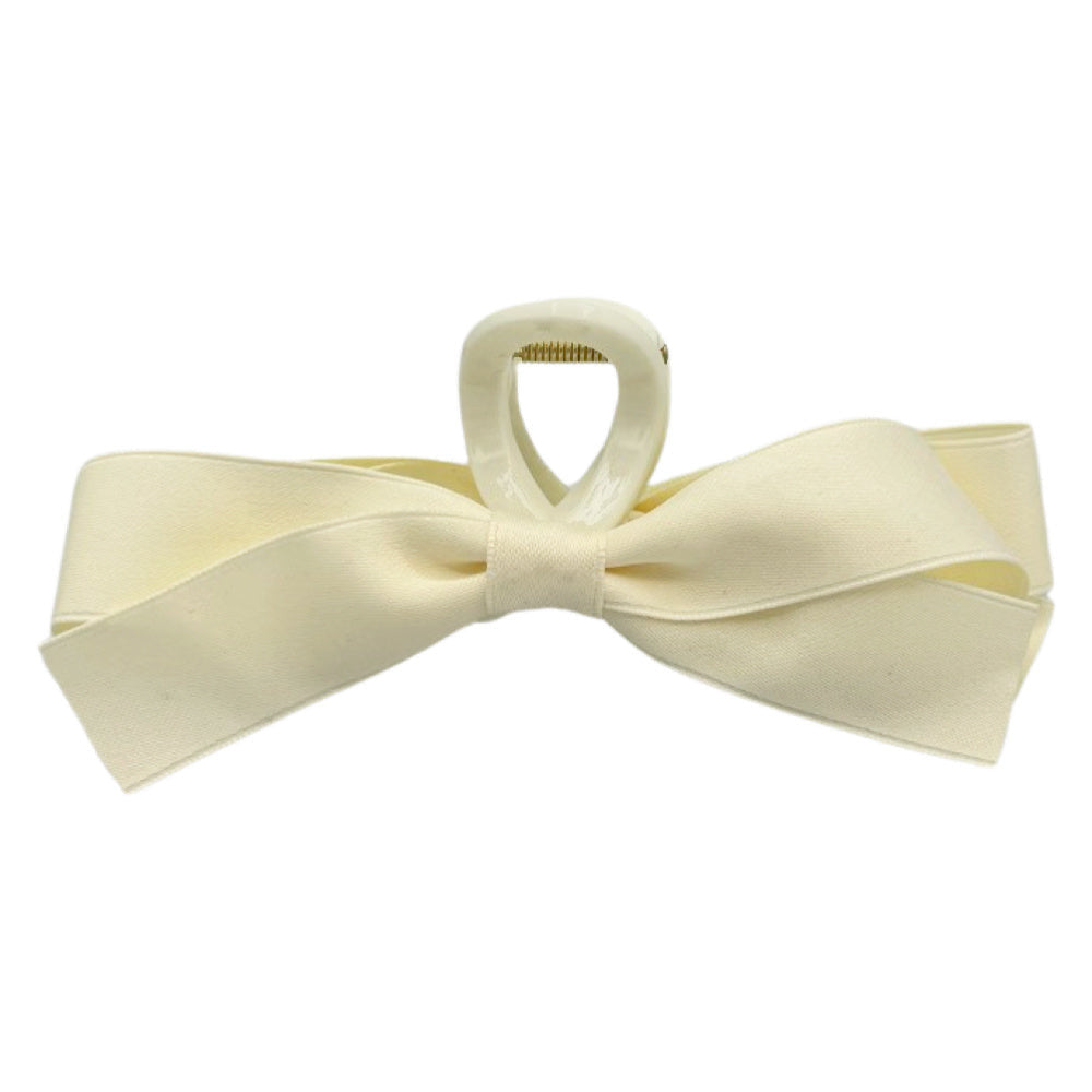 Large Bow Clip - Ivory {{variant_option_1}} {{variant_option_2}}