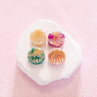 Mini Seashell Clip Set - Coral + Pink {{variant_option_1}} {{variant_option_2}}