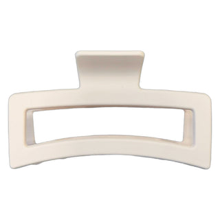 Extra Large Rectangular Claw Clip - Cream {{variant_option_1}} {{variant_option_2}}