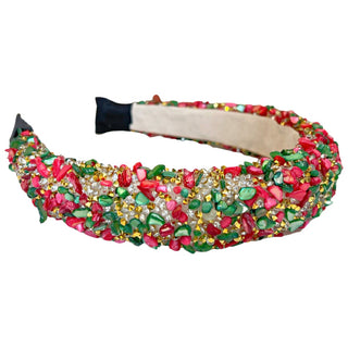 Limited Edition All That Glitters Headband - Christmas Red + Green {{variant_option_1}} {{variant_option_2}}