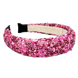 Limited Edition All That Glitters Headband - Maroon + Pink {{variant_option_1}} {{variant_option_2}}