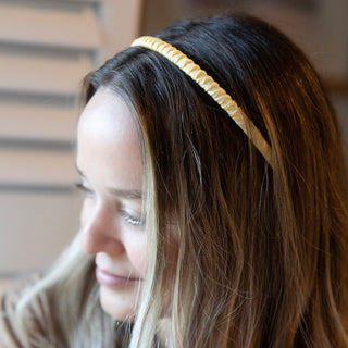 Thin Solid Headband - Pale Yellow {{variant_option_1}} {{variant_option_2}}