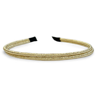 Thin Double Headband - Gold {{variant_option_1}} {{variant_option_2}}