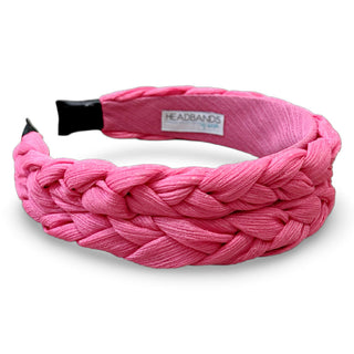 Blushing Braid Headband - Hot Pink {{variant_option_1}} {{variant_option_2}}