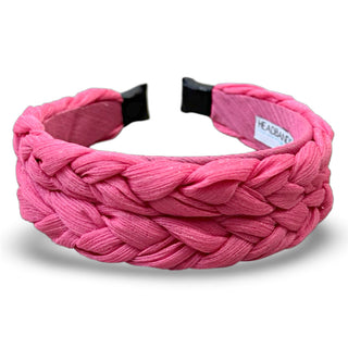 Blushing Braid Headband - Hot Pink {{variant_option_1}} {{variant_option_2}}