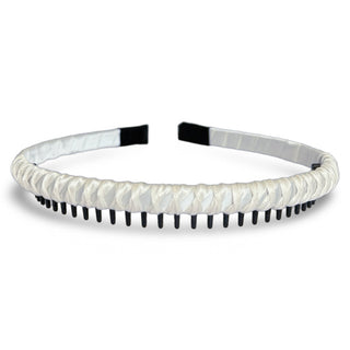 Thin Solid Headband - White {{variant_option_1}} {{variant_option_2}}