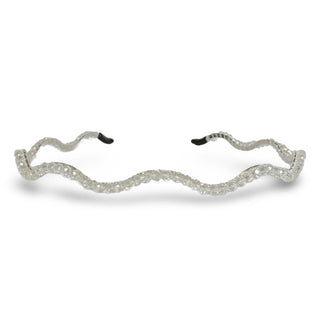 Wavy Beaded Headband - White {{variant_option_1}} {{variant_option_2}}