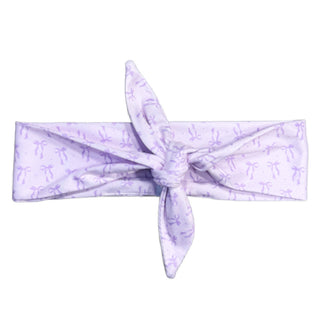 Ultra Soft Knotted Headband - Purple Bows {{variant_option_1}} {{variant_option_2}}