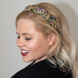 All That Glitters Headband - Mardi Gras - Traditional Headband - Headbands of Hope - Headbands of Hope