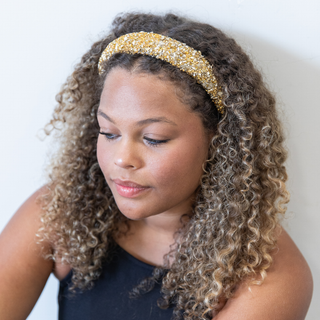 Limited Edition All that Glitters Headband - Gold Hues - Traditional Headband - Headbands of Hope - Headbands of Hope