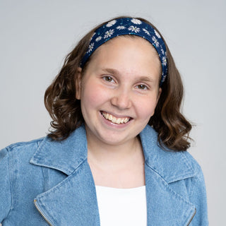 Ultra Soft Knotted - Anna's Daisies - Knotted Headband - Headbands of Hope - Headbands of Hope