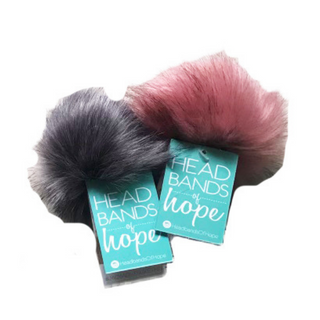 Blush + Grey Snap Pom Pom Pack of 2