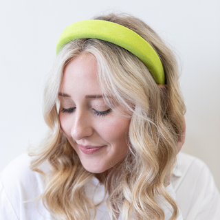 Padded Headband - Chartreuse - Traditional Headband - Headbands of Hope - Headbands of Hope