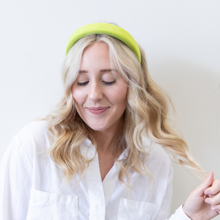 Padded Headband - Chartreuse - Traditional Headband - Headbands of Hope - Headbands of Hope