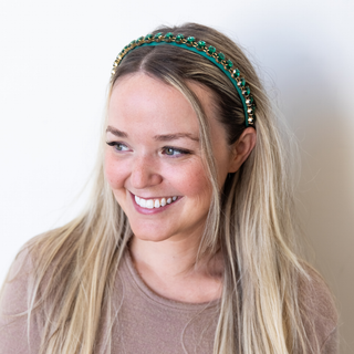 Thin Rhinestone Headband - Traditional Headband - Headbands of Hope - Headbands of Hope