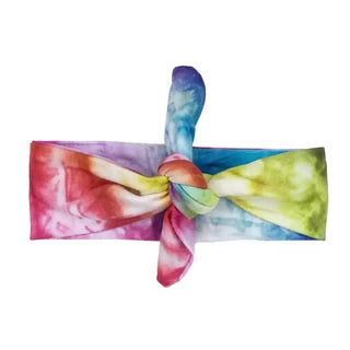 Ultra Soft Knotted Headband - Multi Tie Dye