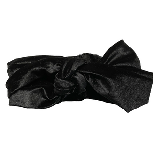 Black Velvet Infinity Turban