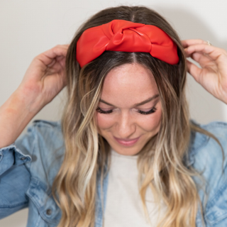 Brooklyn Headband - Red - Traditional Headbands - Headbands of Hope - Headbands of Hope