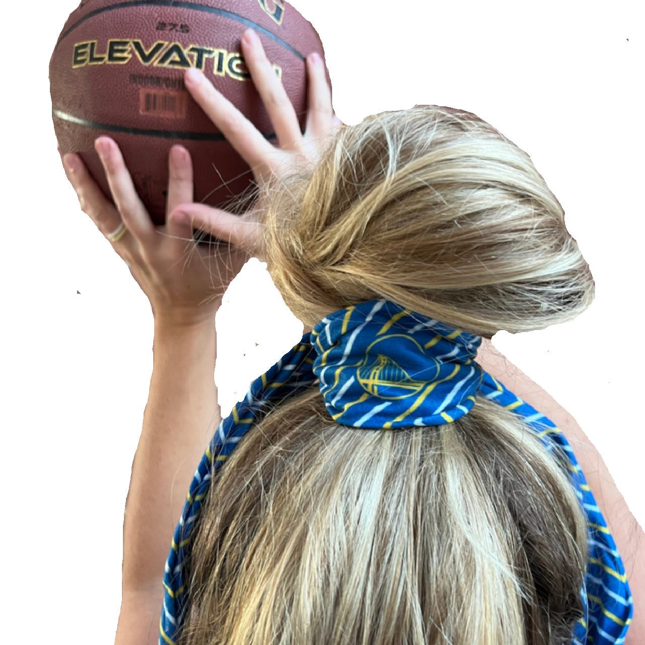 Golden State Warriors Inspired Basketball Bloomer Headwrap 