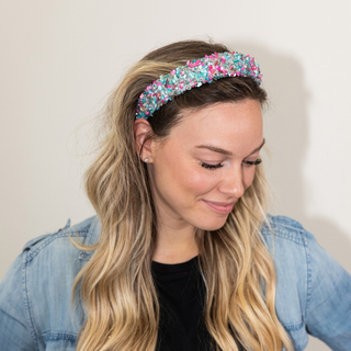 All That Glitters Headband - Bubblegum - Traditional Headbands - Headbands of Hope - Headbands of Hope