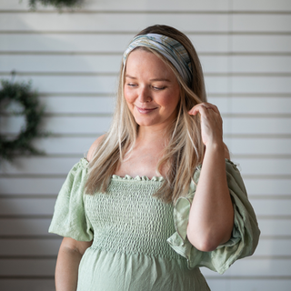 Silver Quartz Tube Turban - Tube Turbans - Headbands of Hope - Headbands of Hope