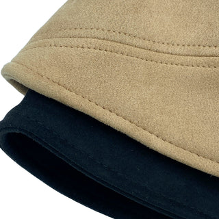 Jenny Faux Suede Bucket Hat - Black