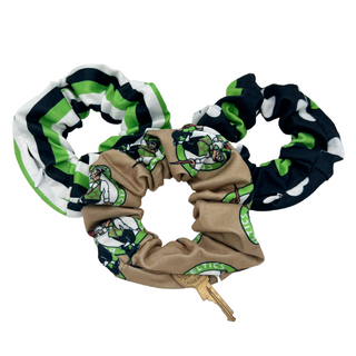 Boston Celtics Zipper Scrunchie Pack of 3