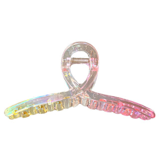 Looped Claw Clip - Pink + Yellow - Clips - Headbands of Hope - Headbands of Hope