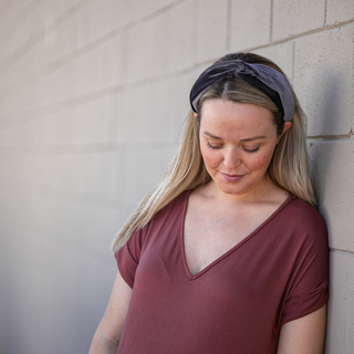 Velvet Dreams Headband - Silver