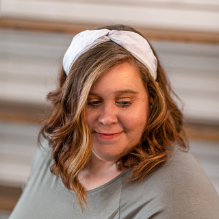 Soft Marble Headband - White - Traditional Headbands - Headbands of Hope - Headbands of Hope