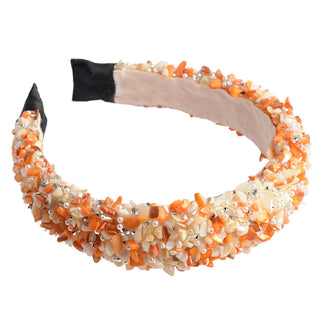 All that Glitters Headband - Orange - Traditional Headbands - Headbands of Hope - Headbands of Hope