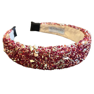 All That Glitters Headband - Maroon Hues - Traditional Headbands - Headbands of Hope - Headbands of Hope