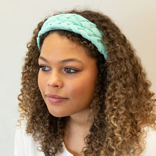 Blushing Braid Headband - Teal - Traditional Headbands - Headbands of Hope - Headbands of Hope