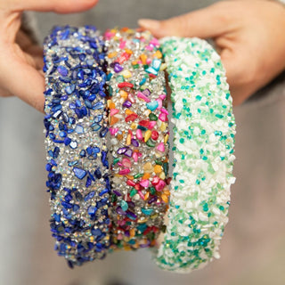 All That Glitters Headband -  Teal - Traditional Headbands - Headbands of Hope - Headbands of Hope