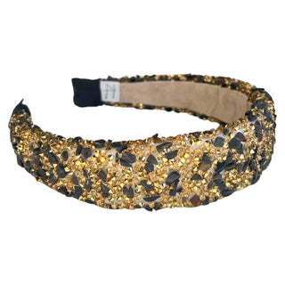 All That Glitters Headband - Black + Gold - Traditional Headbands - Headbands of Hope - Headbands of Hope