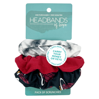 Miami Heat Zipper Scrunchie Pack of 3