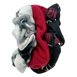 Miami Heat Zipper Scrunchie Pack of 3