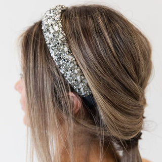 All that Glitters Headband - Silver - Traditional Headbands - Headbands of Hope - Headbands of Hope