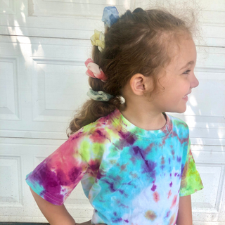 Tie Dye Scrunchie Set of 4