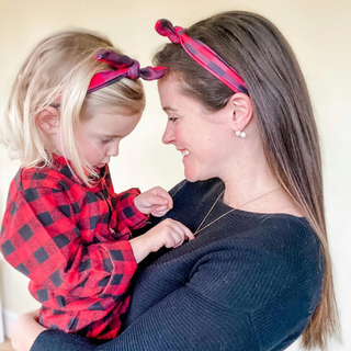 Plaid Knotted - Knotted Headband - Headbands of Hope - Headbands of Hope