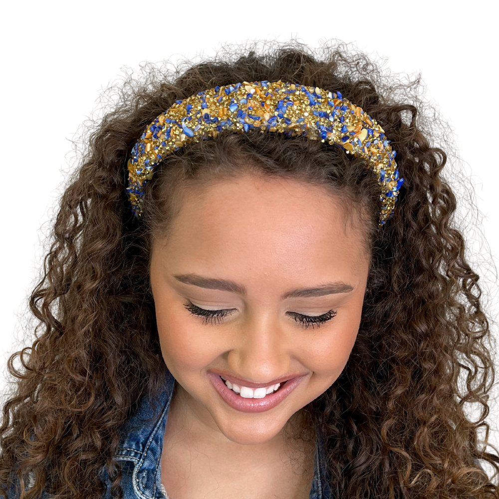 The Hair Edit Gilded Band, Knotted Fabric Headband